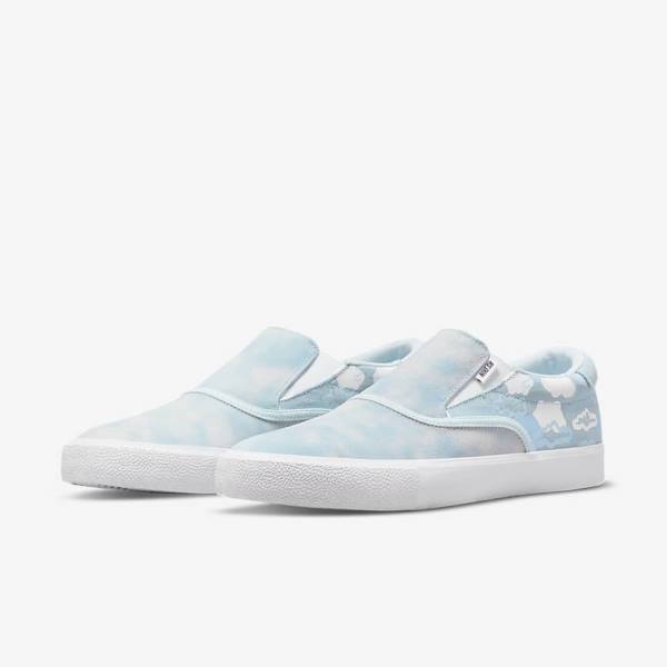 Nike SB Zoom Verona Slip x Rayssa Leal Skateschoenen Heren Blauw Wit Blauw | NK402LIY