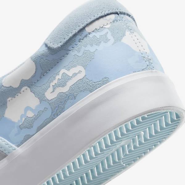 Nike SB Zoom Verona Slip x Rayssa Leal Skateschoenen Kinderen Blauw Wit Blauw | NK495TJN