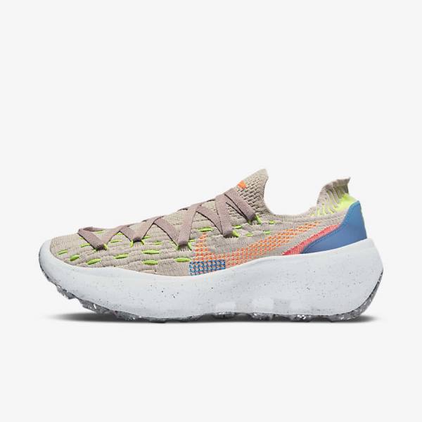 Nike Space Hippie 04 Sneakers Dames Grijs Blauw Lichtrood Oranje | NK091OKP