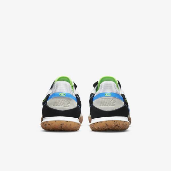 Nike Streetgato Voetbalschoenen Heren Wit Zwart Lichtgroen Lichtblauw | NK601VWT