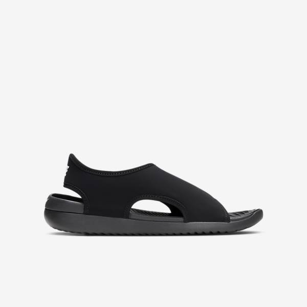 Nike Sunray Adjust 5 V2 Younger and Older Sandalen Kinderen Zwart Wit | NK893AOU