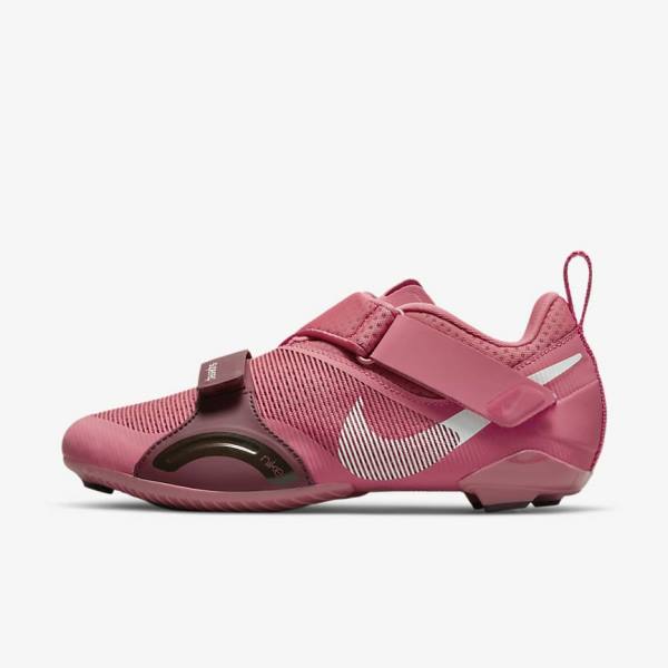 Nike SuperRep Cycle Indoor Cycling Fitness Schoenen Dames Roze Metal Lichtroze | NK836AOI