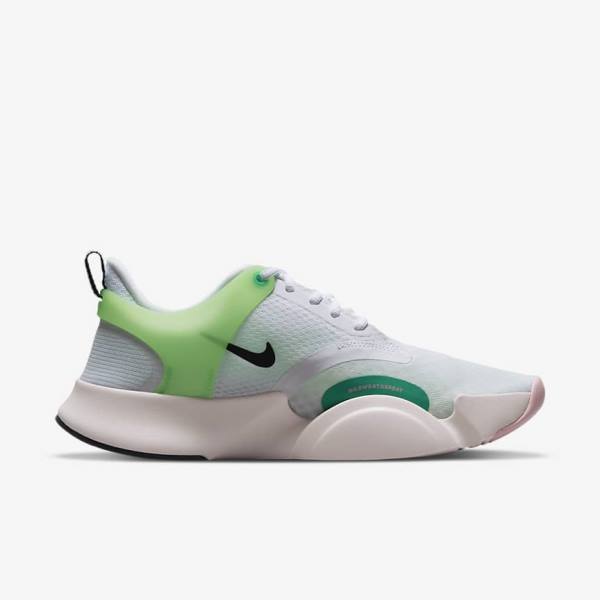 Nike SuperRep Go 2 Fitness Schoenen Dames Wit Groen Lichtroze Zwart | NK097QIG