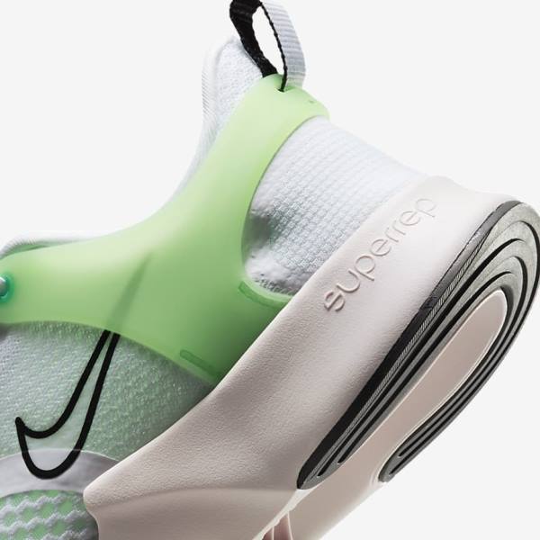 Nike SuperRep Go 2 Fitness Schoenen Dames Wit Groen Lichtroze Zwart | NK097QIG