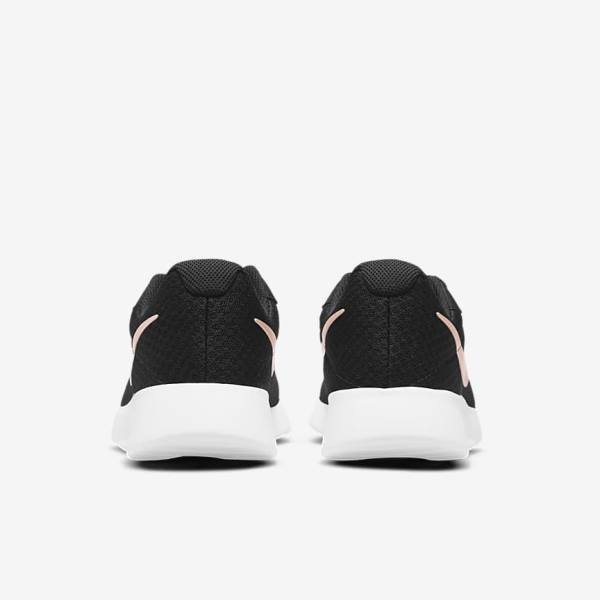 Nike Tanjun Sneakers Dames Zwart Wit Metal Rood Bruin | NK980WFN