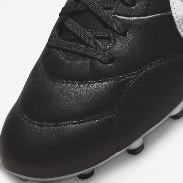 Nike The Premier 3 FG Firm-Grounds Voetbalschoenen Heren Zwart Wit | NK182GPU