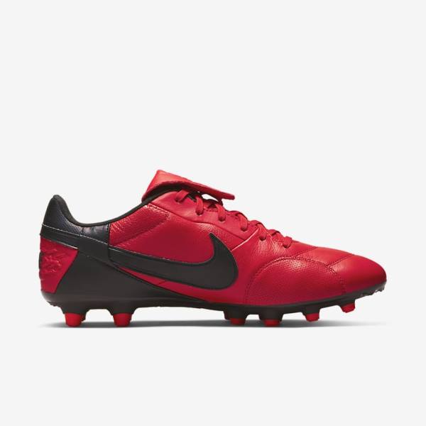 Nike The Premier 3 FG Firm-Grounds Voetbalschoenen Heren Rood Zwart | NK841SAY