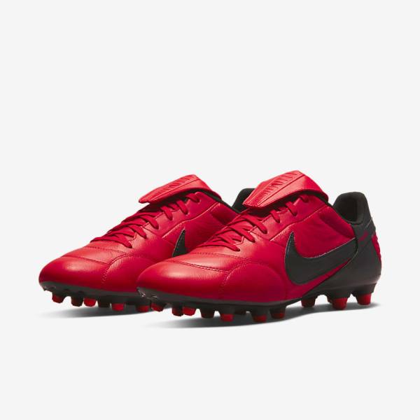 Nike The Premier 3 FG Firm-Grounds Voetbalschoenen Heren Rood Zwart | NK841SAY