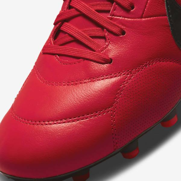 Nike The Premier 3 FG Firm-Grounds Voetbalschoenen Heren Rood Zwart | NK841SAY