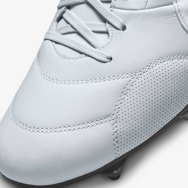 Nike The Premier 3 SG-PRO Anti-Clog Traction Soft-Ground Voetbalschoenen Heren Platina Zwart Metal Goud Wit | NK074IFZ