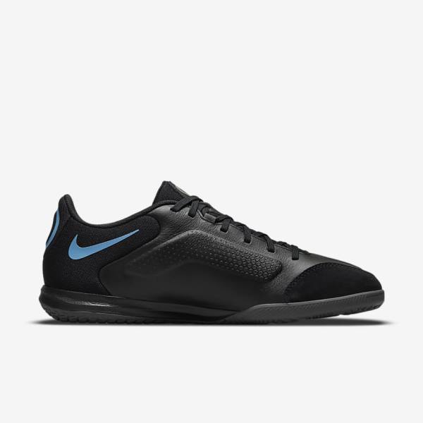 Nike Tiempo Legend 9 Academy IC Indoor-Court Voetbalschoenen Heren Zwart Grijs | NK298YDW