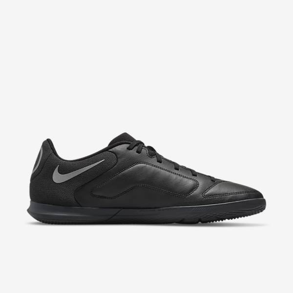 Nike Tiempo Legend 9 Club IC Indoor-Court Voetbalschoenen Heren Zwart Donkergrijs | NK015GKL