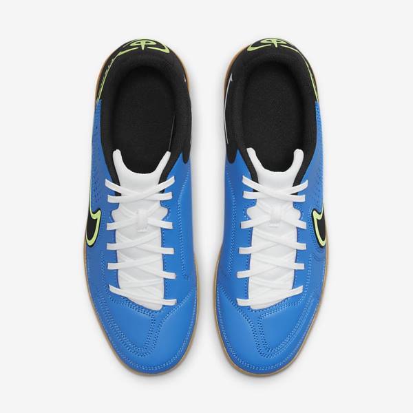 Nike Tiempo Legend 9 Club IC Indoor-Court Voetbalschoenen Heren Lichtblauw Lichtgroen Bruin Zwart | NK304PEQ