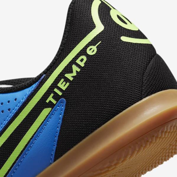 Nike Tiempo Legend 9 Club IC Indoor-Court Voetbalschoenen Heren Lichtblauw Lichtgroen Bruin Zwart | NK304PEQ