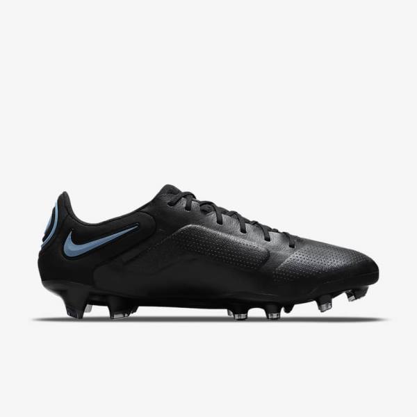 Nike Tiempo Legend 9 Elite FG Firm-Ground Voetbalschoenen Heren Zwart Grijs | NK179WCN