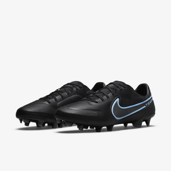 Nike Tiempo Legend 9 Pro FG Firm-Ground Voetbalschoenen Dames Zwart Grijs | NK627CBS