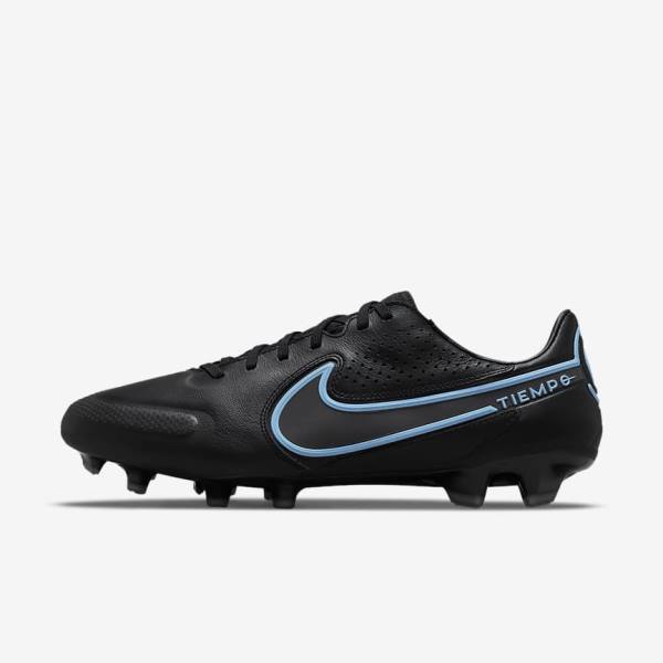 Nike Tiempo Legend 9 Pro FG Firm-Ground Voetbalschoenen Dames Zwart Grijs | NK627CBS