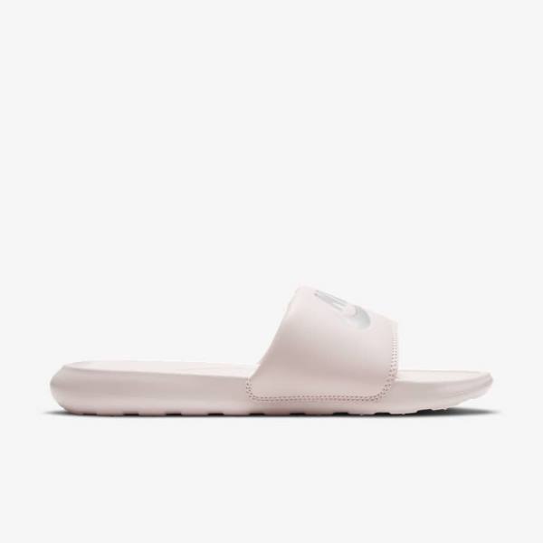 Nike Victori One Badslippers Dames Roze Roze Metal Zilver | NK794YZV