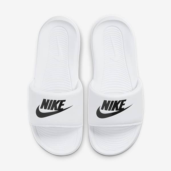 Nike Victori One Badslippers Dames Wit Zwart | NK542RJS