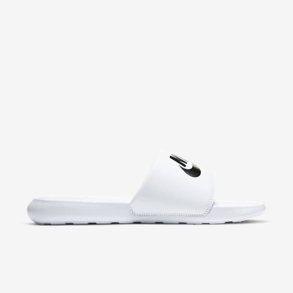 Nike Victori One Badslippers Heren Wit Zwart | NK752CSP