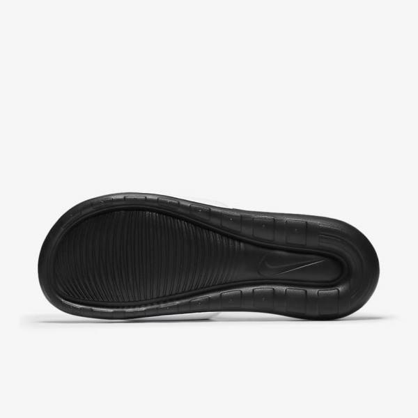 Nike Victori One Badslippers Heren Zwart Wit | NK923BQS