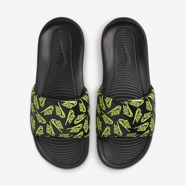 Nike Victori One Printed Badslippers Heren Zwart | NK513QCT