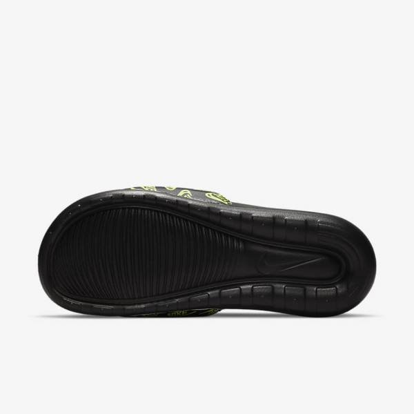 Nike Victori One Printed Badslippers Heren Zwart | NK513QCT