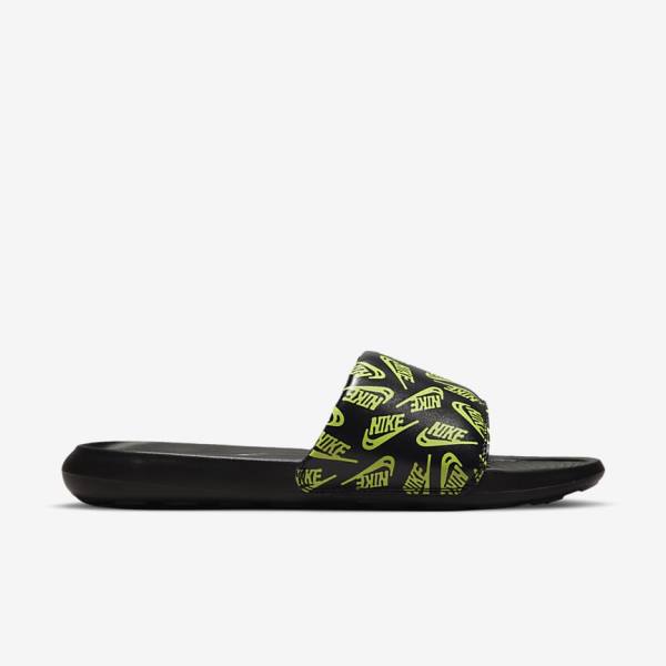 Nike Victori One Printed Badslippers Heren Zwart | NK513QCT