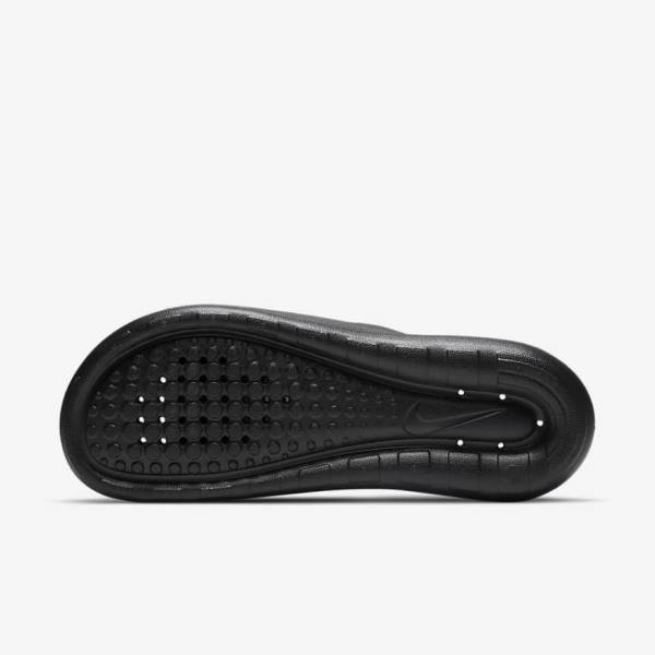 Nike Victori One Shower Badslippers Heren Zwart Wit | NK603CRA