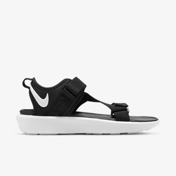 Nike Vista Sandalen Dames Zwart Wit | NK589OJX