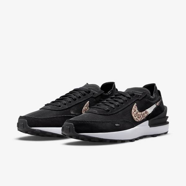 Nike Waffle One SE Sneakers Dames Zwart Gekleurd | NK408QAI