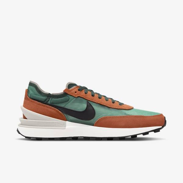 Nike Waffle One SE Sneakers Heren Groen Rood Oranje Zwart | NK953GRE