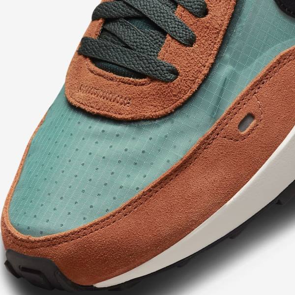 Nike Waffle One SE Sneakers Heren Groen Rood Oranje Zwart | NK953GRE