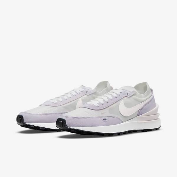 Nike Waffle One Sneakers Dames Wit Lichtroze | NK519WOX