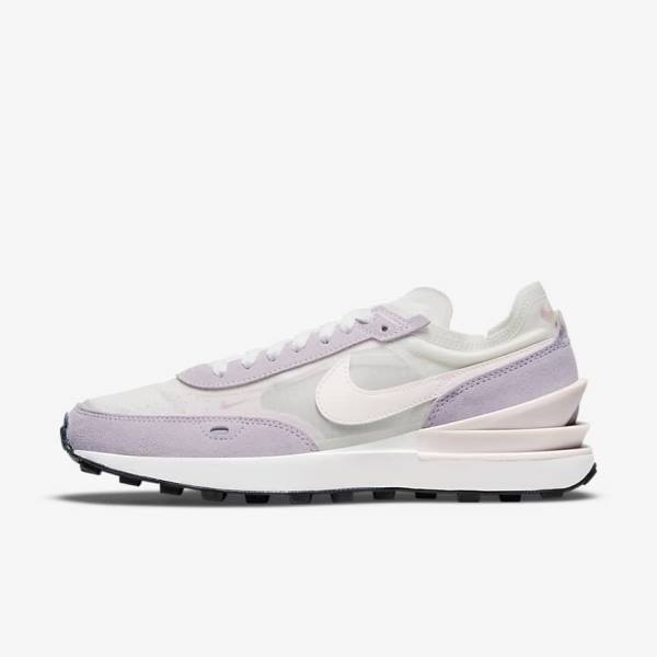 Nike Waffle One Sneakers Dames Wit Lichtroze | NK519WOX