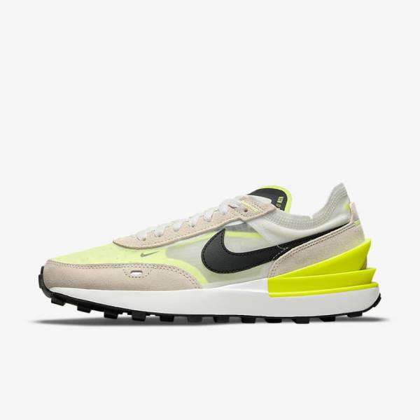 Nike Waffle One Sneakers Dames Wit Zwart | NK053DNC