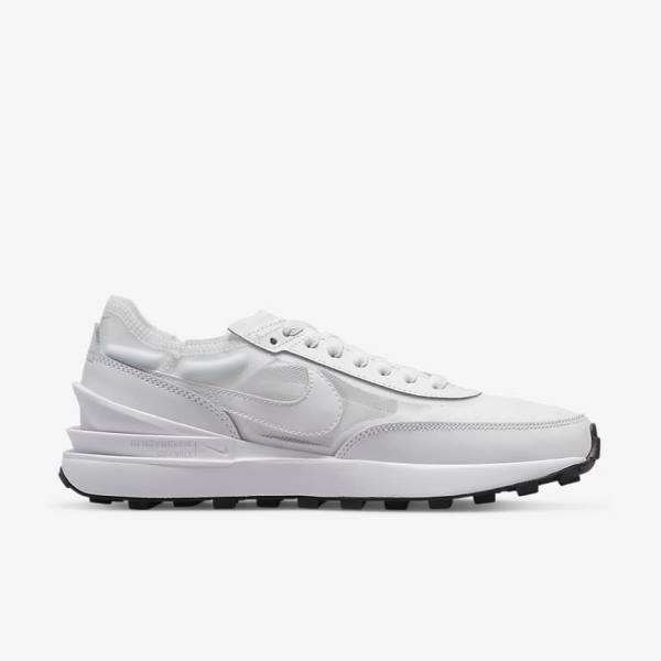 Nike Waffle One Sneakers Dames Wit Zwart Wit | NK163GLU