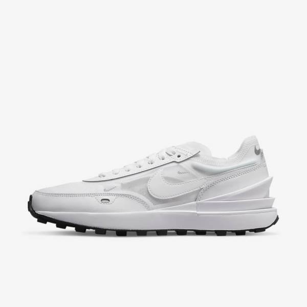 Nike Waffle One Sneakers Dames Wit Zwart Wit | NK163GLU