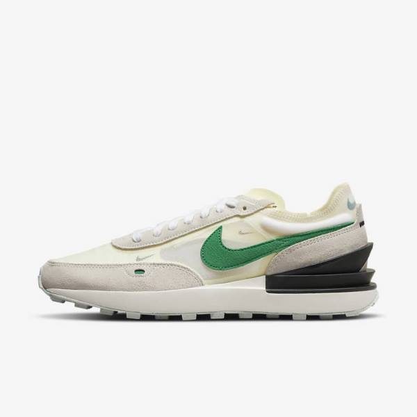 Nike Waffle One Sneakers Heren Wit Zwart | NK540CXF