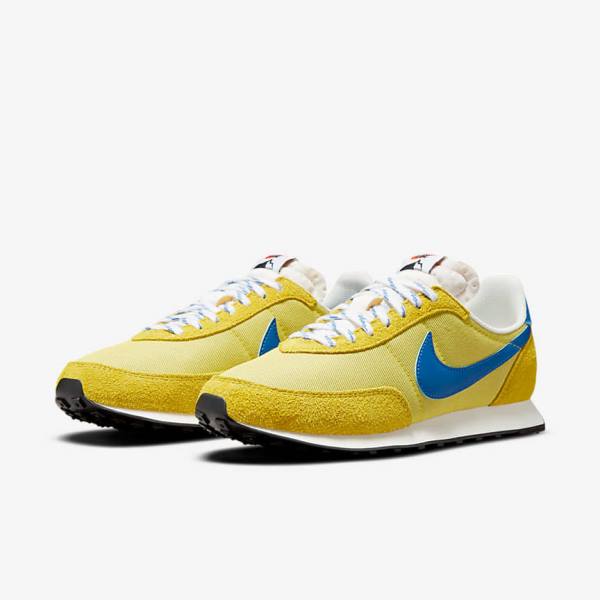 Nike Waffle Trainer 2 SD Sneakers Heren Geel Goud Koningsblauw | NK564RTP