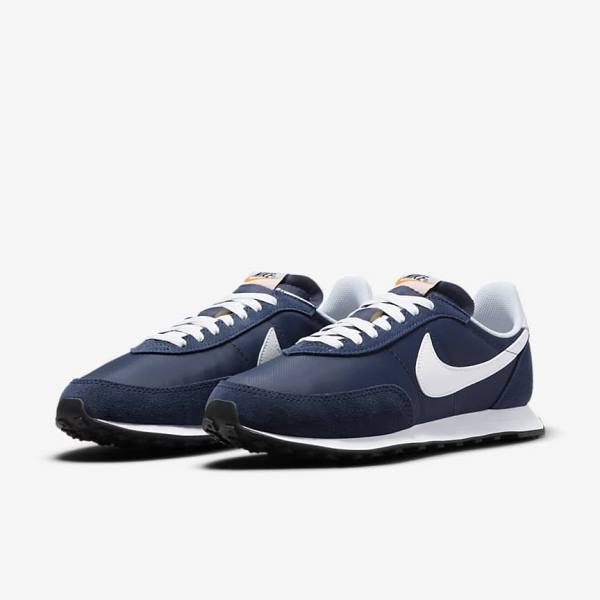 Nike Waffle Trainer 2 Sneakers Heren Blauw Donkerblauw Wit | NK156GBD