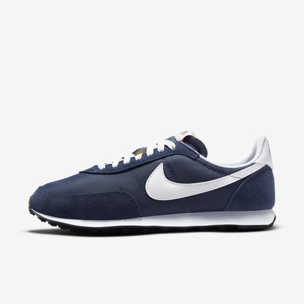 Nike Waffle Trainer 2 Sneakers Heren Blauw Donkerblauw Wit | NK156GBD