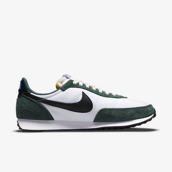 Nike Waffle Trainer 2 Sneakers Heren Wit Groen Koningsblauw Zwart | NK015OWJ