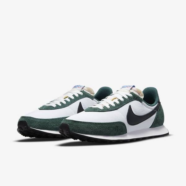 Nike Waffle Trainer 2 Sneakers Heren Wit Groen Koningsblauw Zwart | NK015OWJ