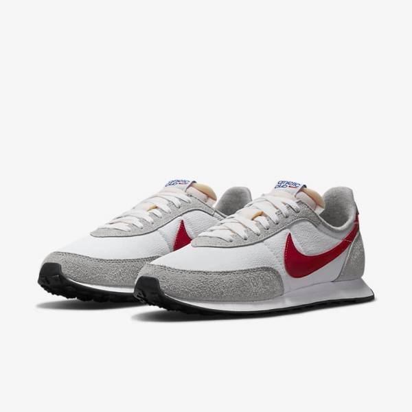 Nike Waffle Trainer 2 Sneakers Heren Wit Lichtgrijs Koningsblauw Rood | NK140AHS