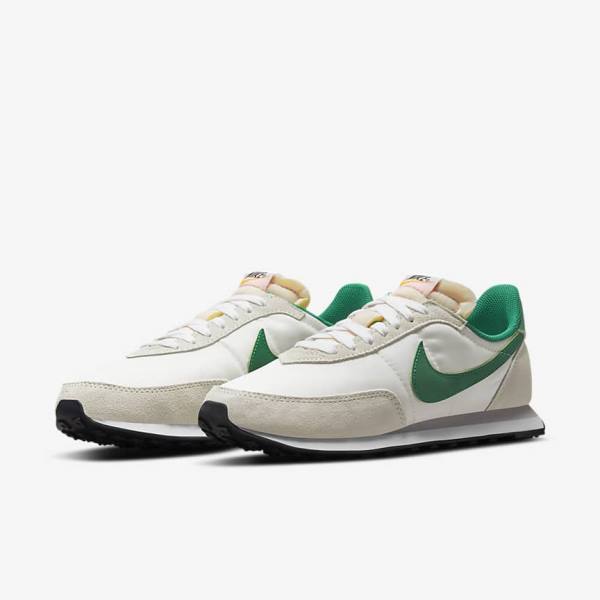 Nike Waffle Trainer 2 Sneakers Heren Wit Zwart | NK389STV