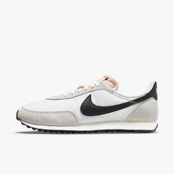 Nike Waffle Trainer 2 Sneakers Heren Wit Zwart | NK875ROV