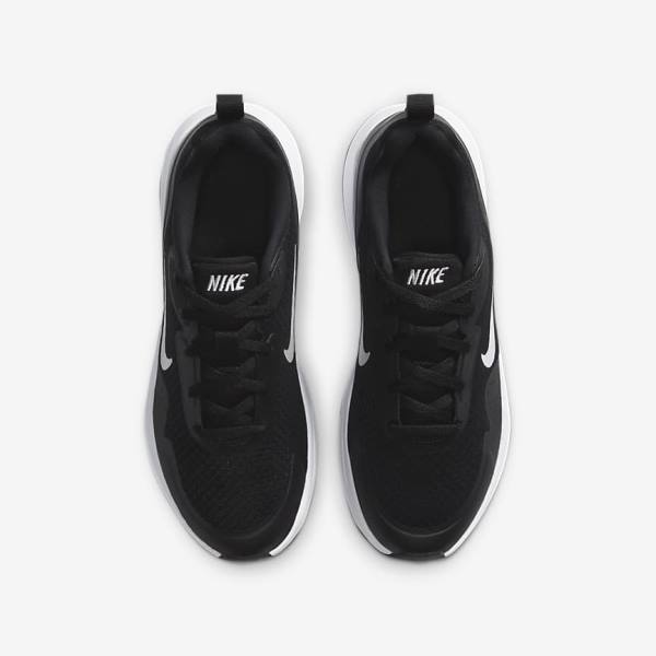 Nike WearAllDay Older Sneakers Kinderen Zwart Wit | NK479SCO