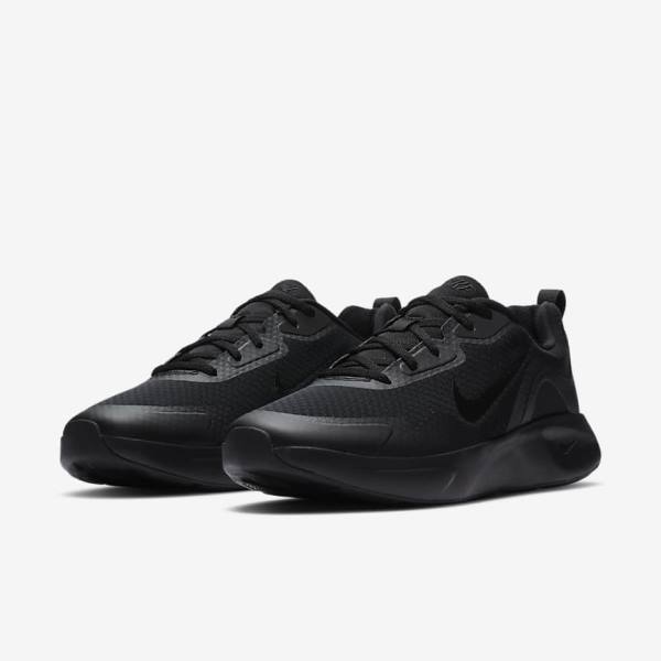 Nike Wearallday Sneakers Heren Zwart | NK574OZW