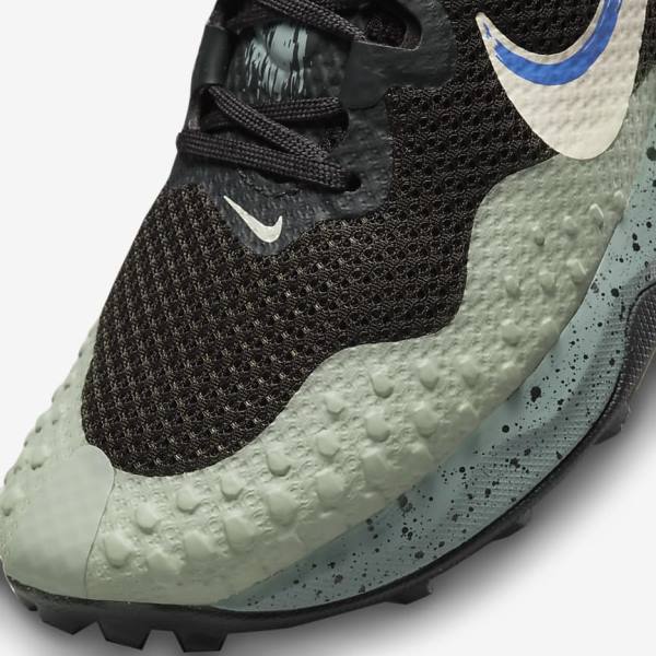 Nike Wildhorse 7 Trail Hardloopschoenen Dames Olijfgroen Lichtcitroen | NK365DZI